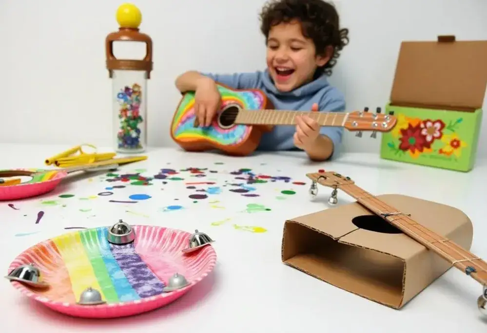 Gitara z butelki DIY: prosty poradnik krok po kroku dla dzieci