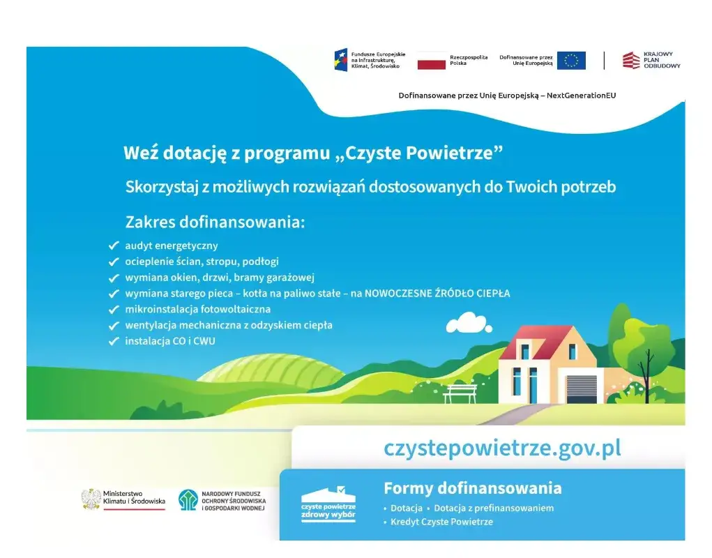 Czyste powietrze ile dofinansowania? Sprawdź, ile możesz otrzymać