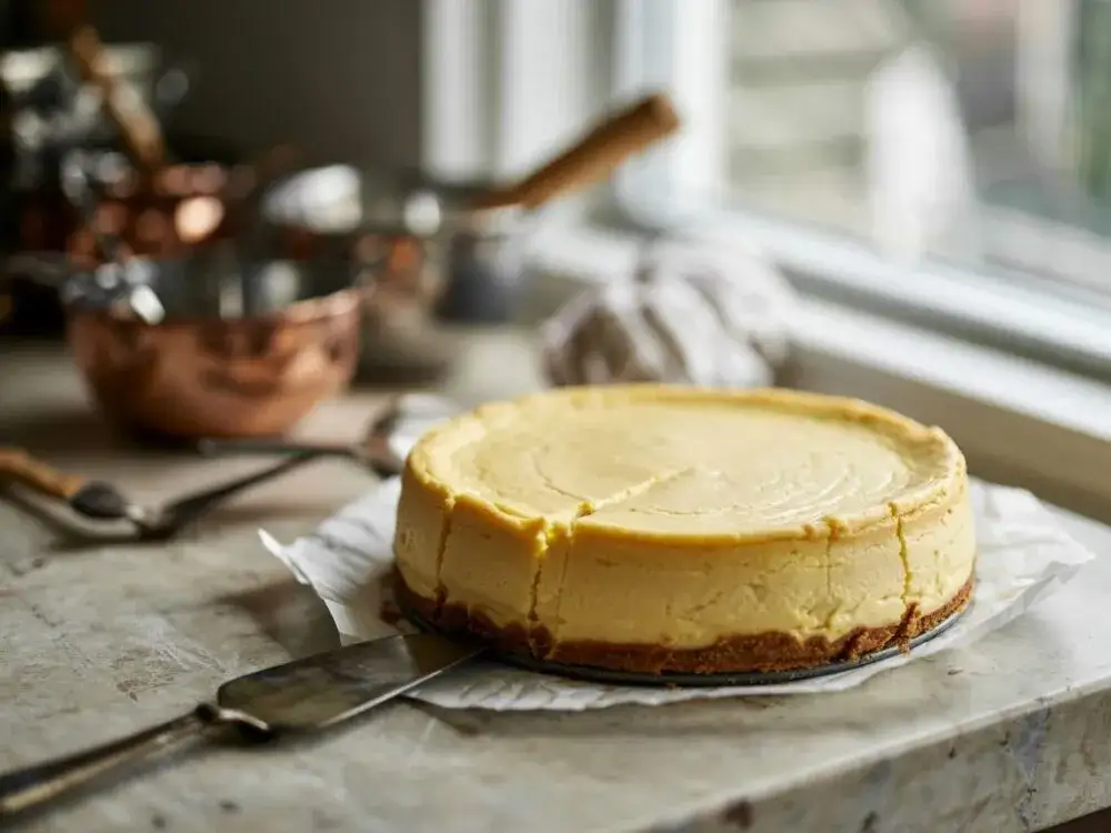 Jak upiec puszysty sernik bez opadania? Poznaj triki eksperta