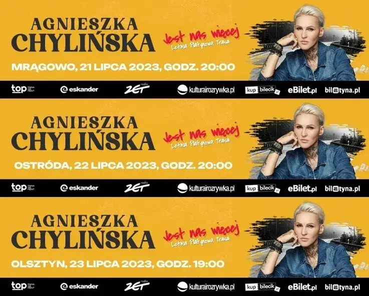 Ile trwa koncert Agnieszki Chylińskiej? Dokładny czas + porady