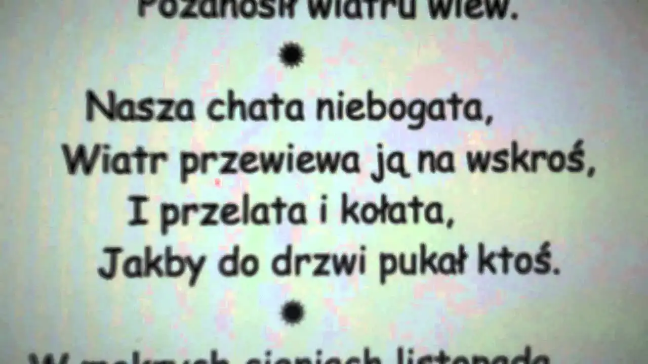 Listopad wiersz Jana Brzechwy - odkryj jego głębię i znaczenie