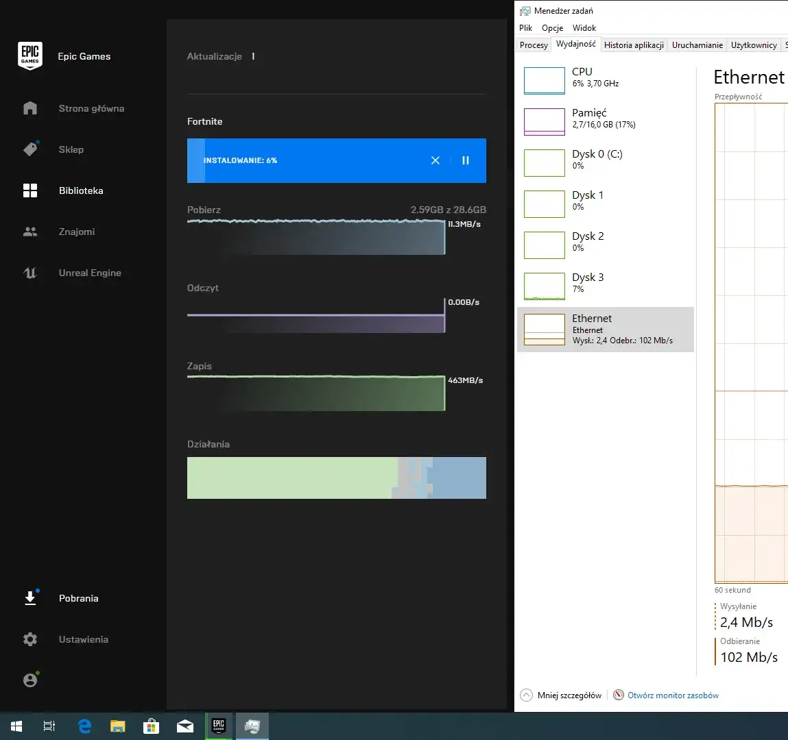 Jak szybciej pobierać gry na Epic Games i uniknąć frustracji z wolnym internetem