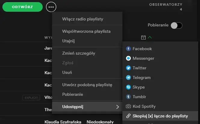 Jak udostępnić polubione utwory Spotify i uniknąć problemów z prywatnością