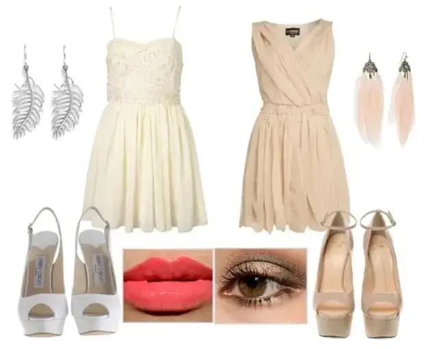 Jakie dodatki do sukni ecru, aby uniknąć modowej wpadki?