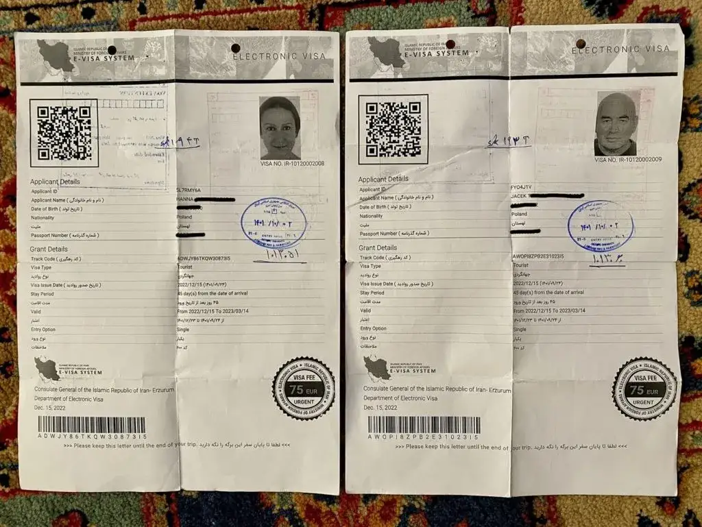 Wiza do Iranu jakie dokumenty są wymagane do jej uzyskania