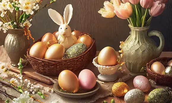 Do kiedy ozdoby wielkanocne? Po tygodniu czy do Zielonych Świątek?