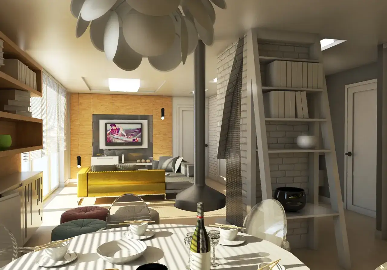 Słup w salonie: Jak z problemu zrobić designerski atut?