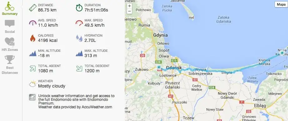 Ile km z Krynicy Morskiej do Gdańska? Sprawdź najkrótszą trasę