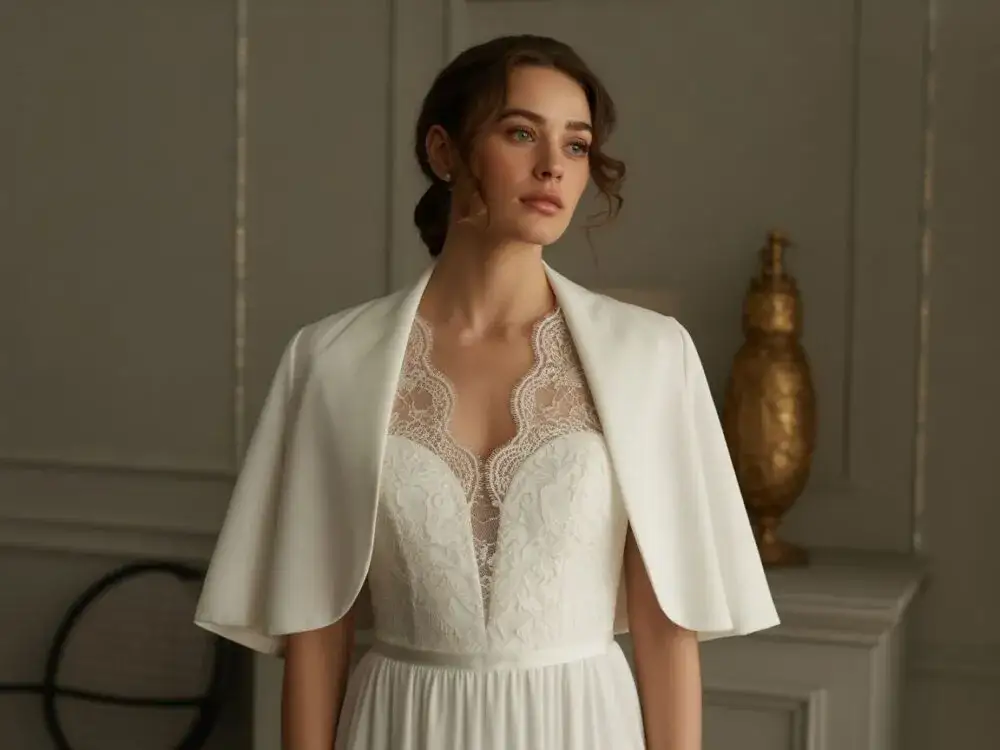 Jakie bolerko do sukni ślubnej z tiulu, by wyglądać olśniewająco?