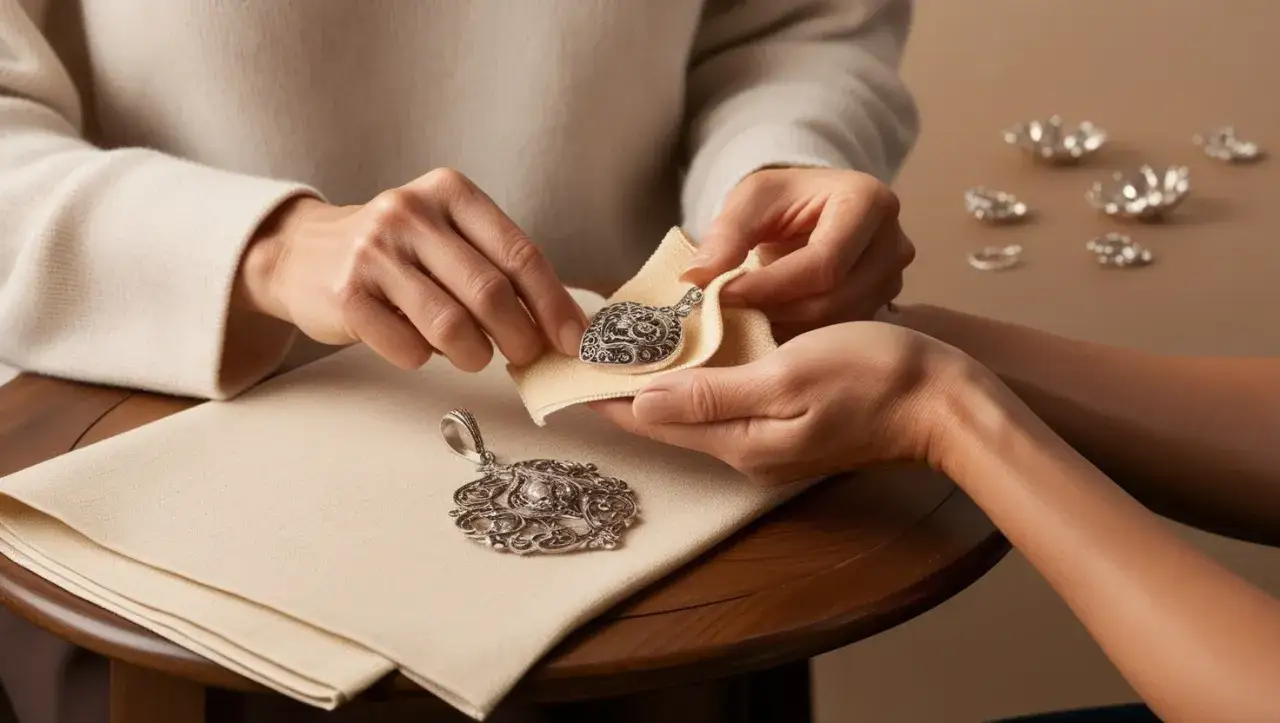 Srebro oksydowane: bezpieczne czyszczenie. Jak chronić patynę?