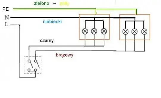 Jak podłączyć żyrandol na 6 żarówek z 3 kablami bez błędów