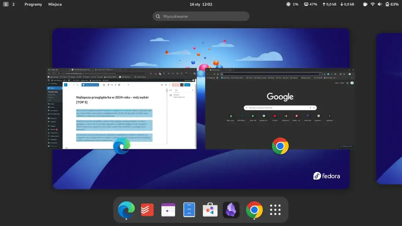 Porównanie przeglądarek na Androida: artykuł o najlepszych opcjach, obok okno Google Chrome.
