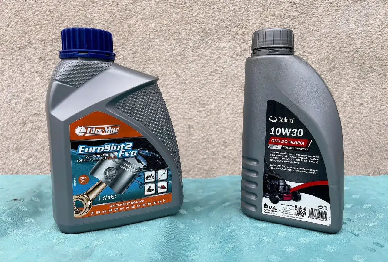10W30 czy 10W40 do kosiarki? Sprawdź, który olej wybrać!