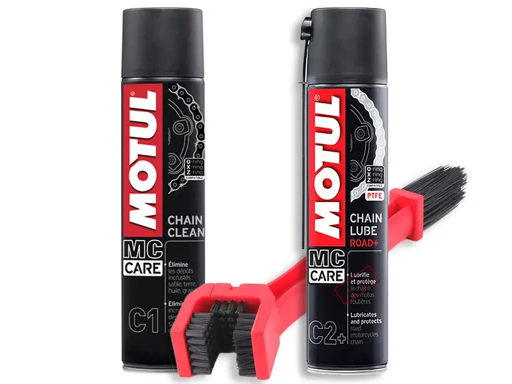 Motul C1 - skuteczny preparat do czyszczenia łańcuchów motocyklowych
