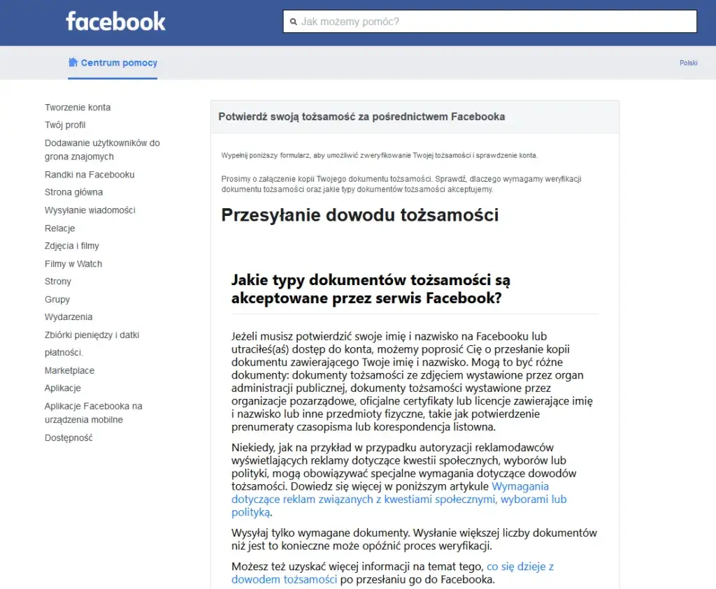 Jak odzyskać stare konto na Facebooku i uniknąć utraty danych?