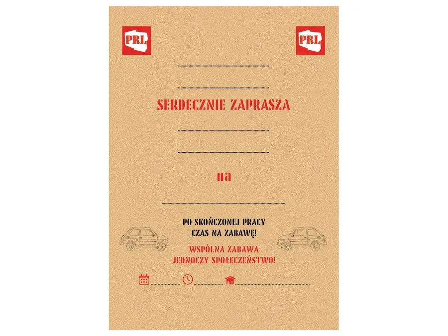 Zaproszenia PRL: Odkryj sekrety kultowych zaproszeń na imprezę
