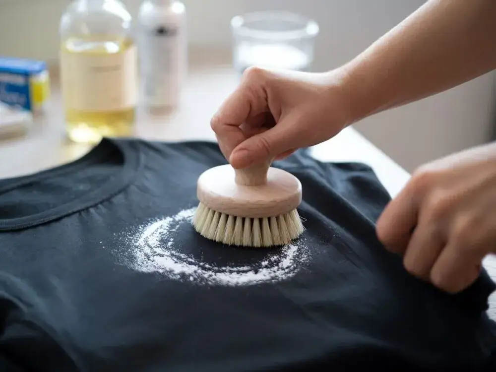 Jak usunąć ślady po dezodorancie na czarnej bluzce skutecznie i bezpiecznie