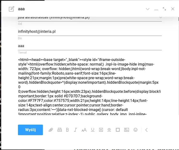 Jak wysłać maila HTML bez problemów i z zachowaniem formatu