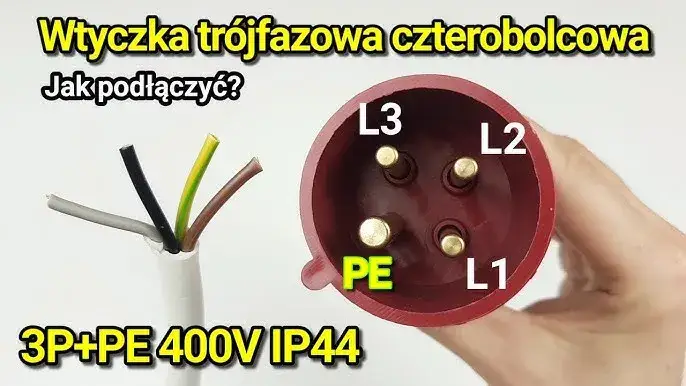 Wtyczka 5-bolcowa a kabel 4-żyłowy: Jak bezpiecznie mostkować?