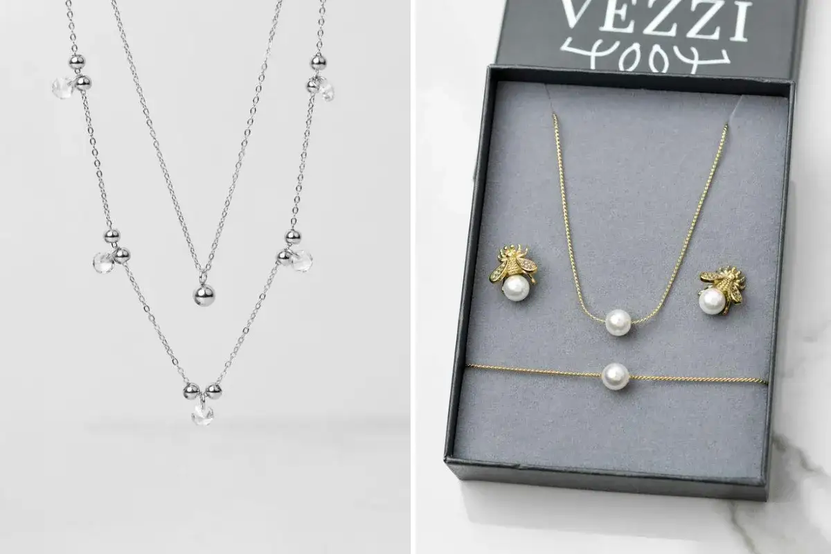 Biżuteria do różowej sukienki: Złoto, srebro? Poznaj zasady!