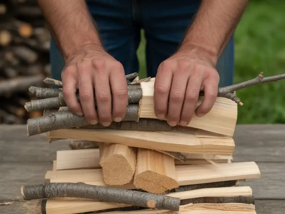 Jak zrobić brykiet z gałęzi – tani i ekologiczny sposób na opał w domu
