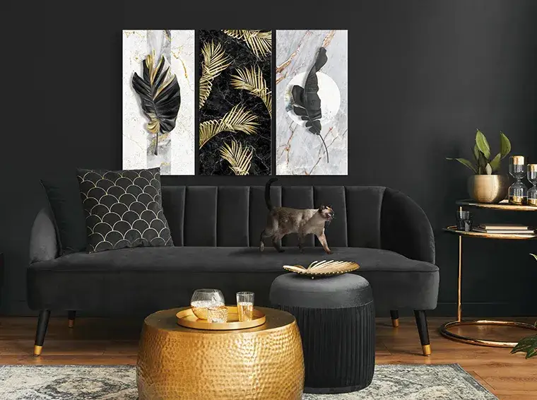 Jak wybrać idealny obraz do stylu glamour i uniknąć błędów w aranżacji wnętrz