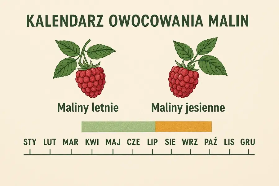 Polskie maliny: Kiedy smakują najlepiej? Kalendarz zbiorów