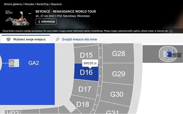 Ile kosztuje koncert Beyoncé? Ceny biletów, które mogą zaskoczyć