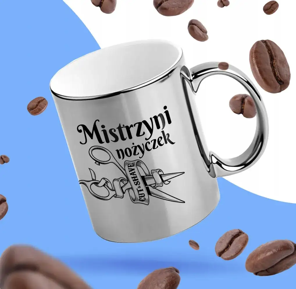 Kubek fryzjera: Jaki motyw doceni mistrz nożyczek?