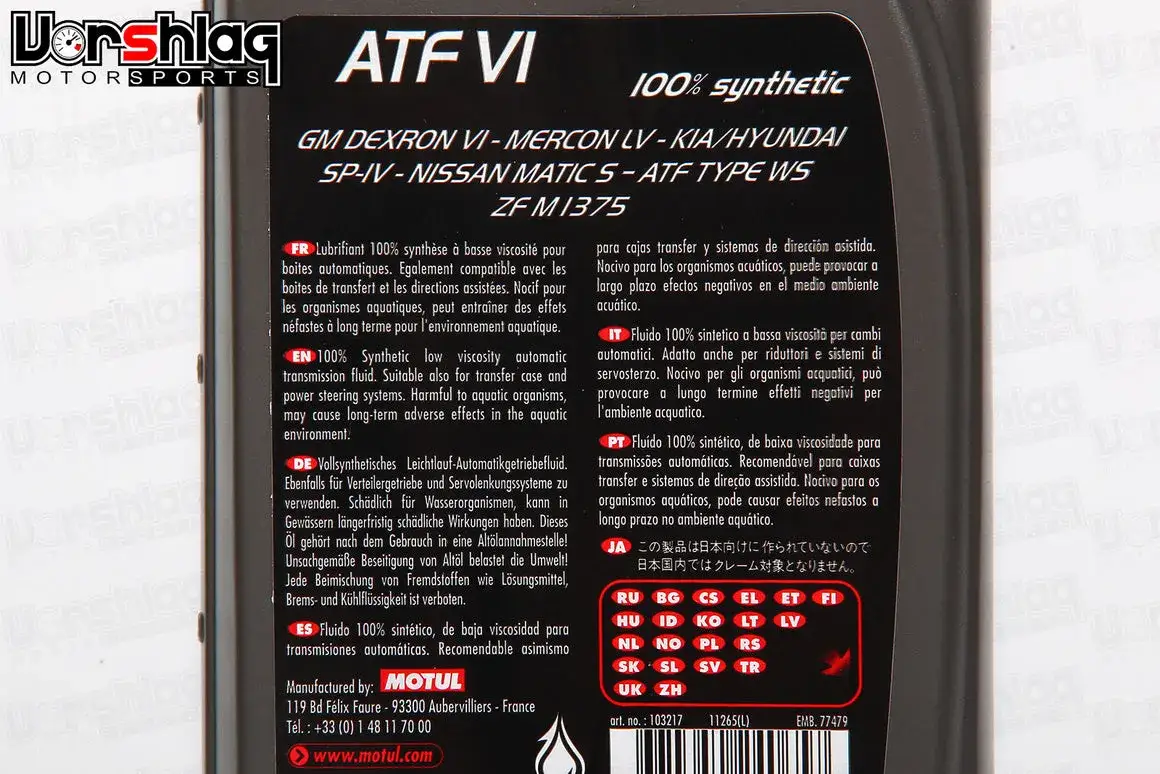 Motul ATF VI: Pełna specyfikacja i czy to olej dla Ciebie?