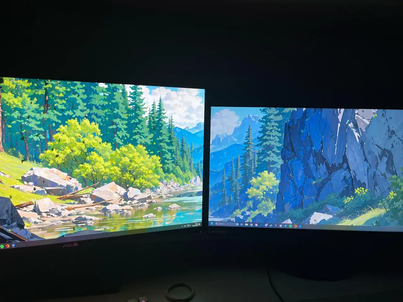 Ustaw różne tapety na dwóch monitorach: Windows, macOS i triki!