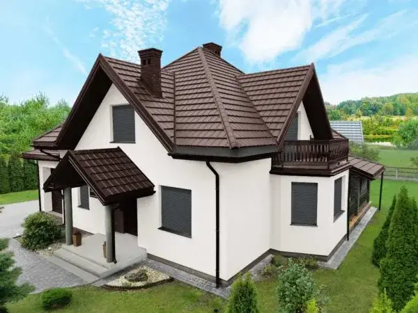 Kasztanowa dachówka jaką elewację wybrać, by uniknąć błędów?