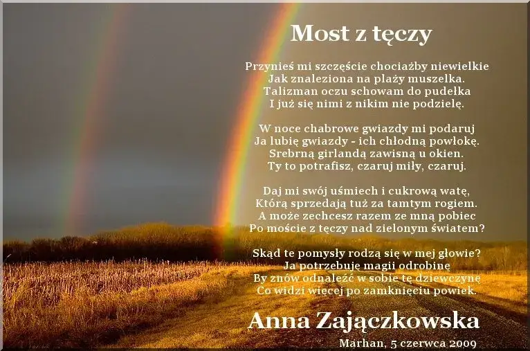 Tęczowy most wiersz – ukojenie dla zmarłych pupili i ich właścicieli