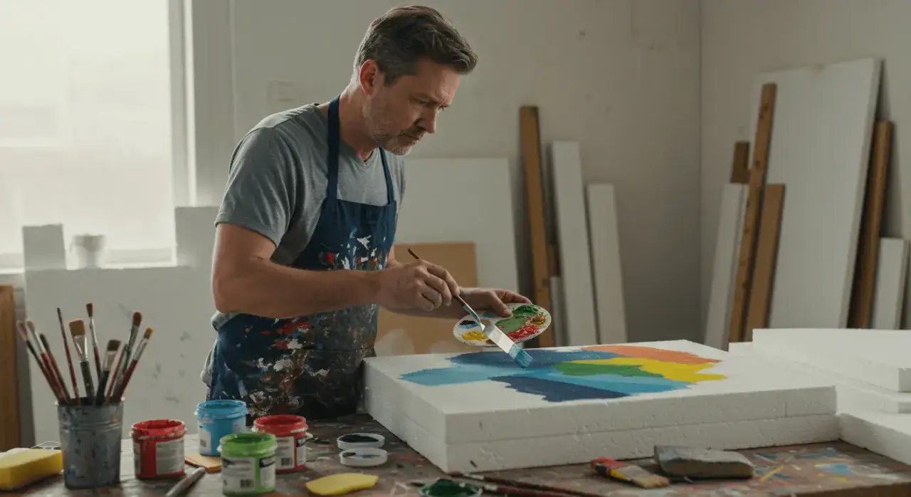 Jak malować styropian? Bezpieczne farby i prosta technika