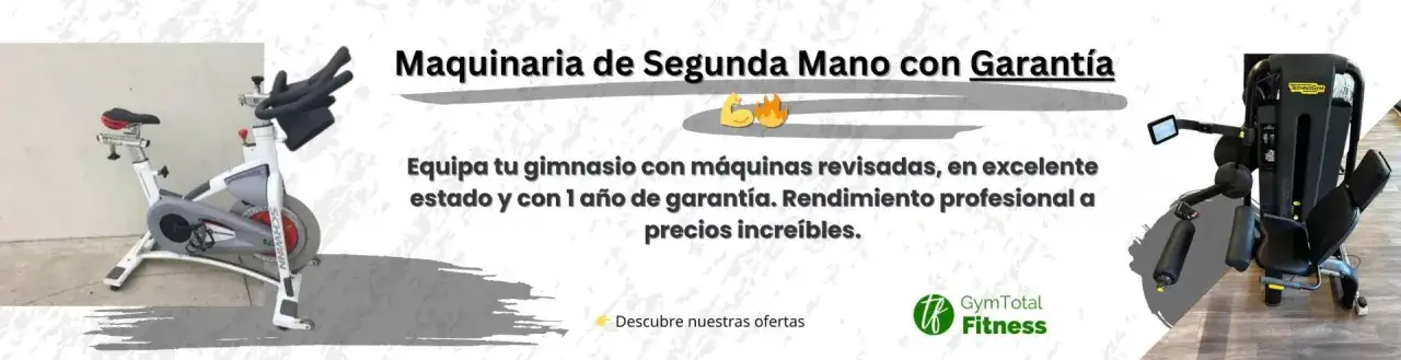 Encuentra las mejores ofertas de maquinaria de gimnasio de ocasión