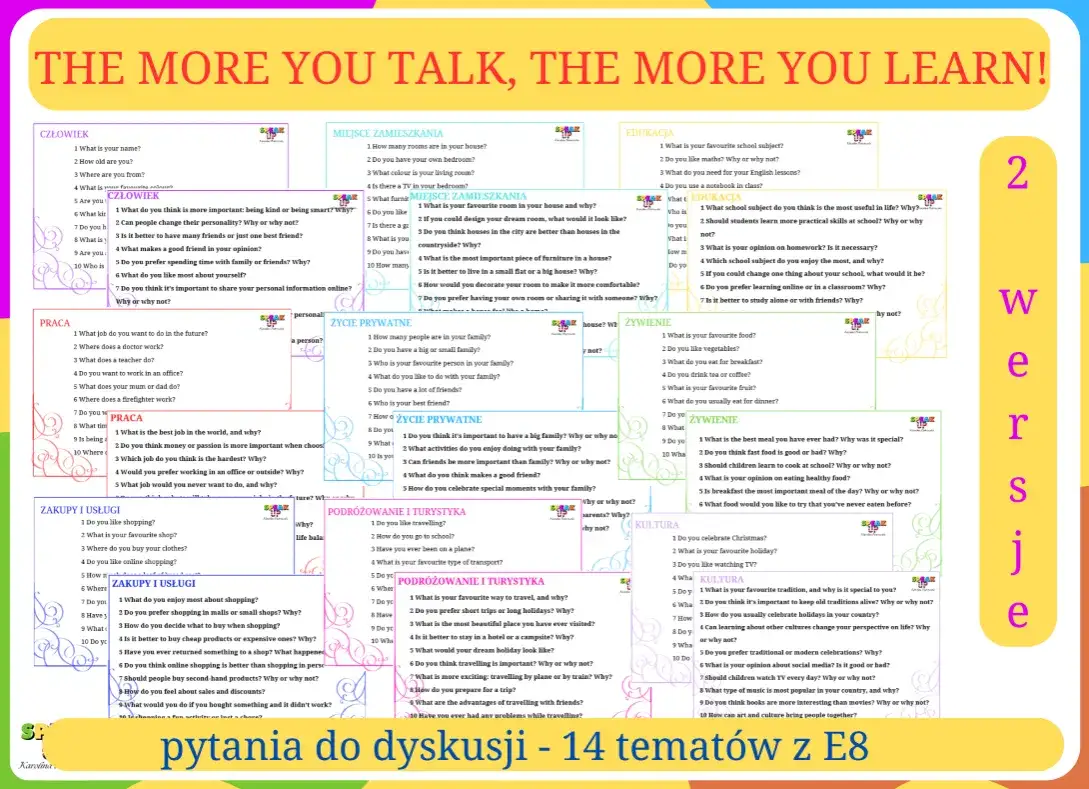 Tematy do dyskusji: 100+ pytań na każdą okazję poznaj ludzi!