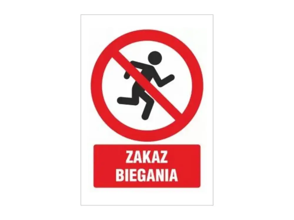 Jak narysować zakaz biegania po szkolnych korytarzach - proste porady
