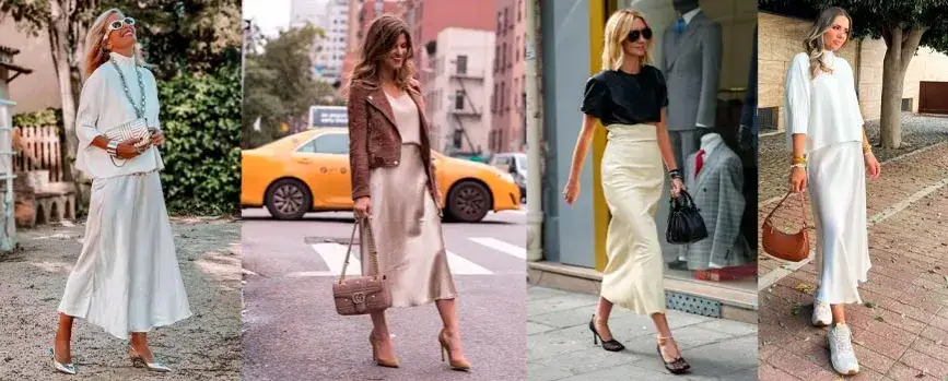 Faldas largas beige: combina estilo y elegancia para cualquier ocasión