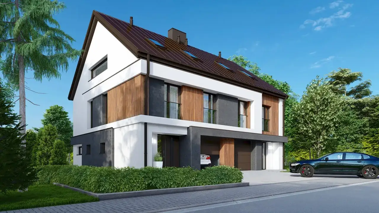 Elewacja do białych okien: Kolory, materiały, triki. Stwórz dom marzeń!