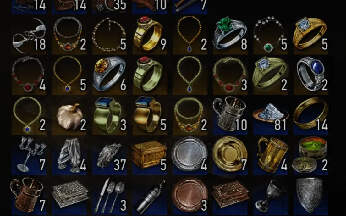 Wiedźmin 3: Gdzie sprzedawać biżuterię, aby zyskać najwięcej?