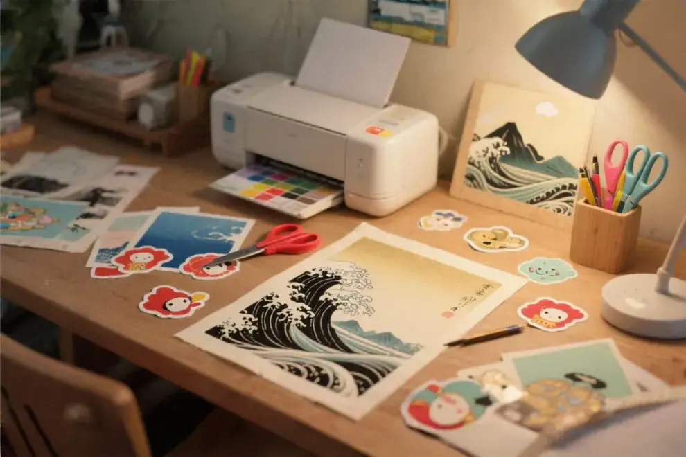 Domowe naklejki: Jak drukować i wycinać profesjonalnie?