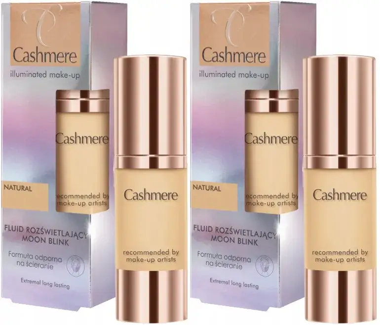 Cashmere fluid rozświetlający: Ivory, Natural, Nude który dla Ciebie?