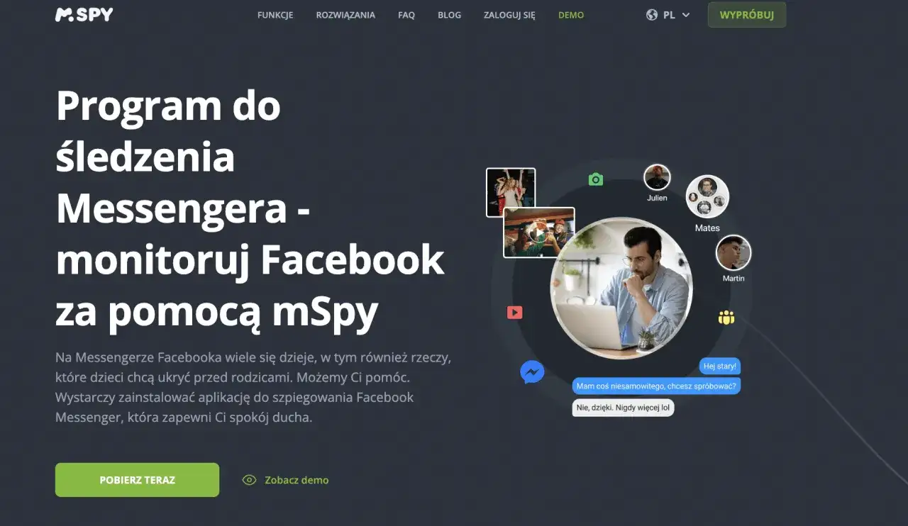 Dowiedz się, jak sprawdzić czyjąś lokalizację Messenger, monitorując rozmowy i aktywność online za pomocą mSpy.
