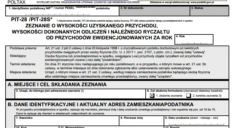 Kiedy złożyć PIT-28 za wynajem mieszkania, aby uniknąć kłopotów?