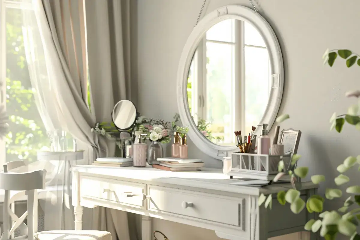 Perfekcyjny makijaż? Ustaw toaletkę przy oknie! Porady eksperta