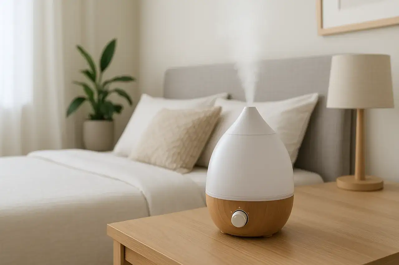 Sucha sypialnia? Nawilż powietrze i obudź się wypoczęty!