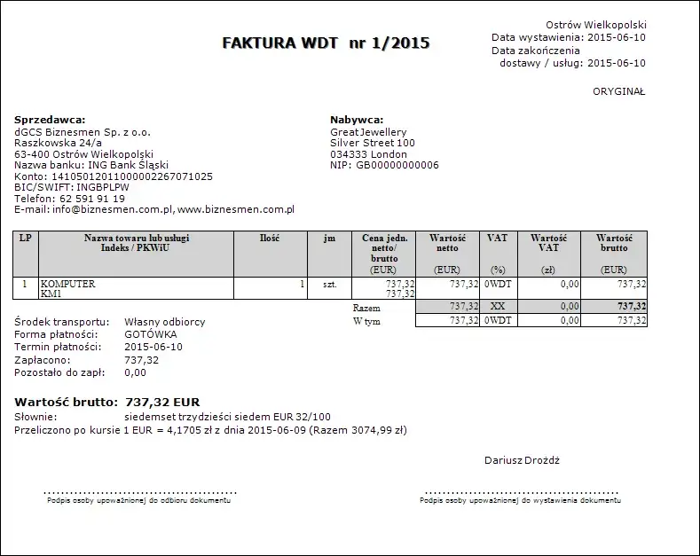 Faktura w Euro: Jak wystawić? Praktyczny poradnik krok po kroku