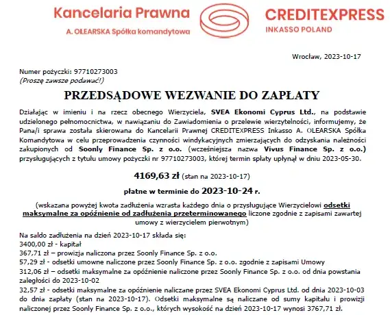 Niespłacona pożyczka Vivus: Konsekwencje i jak wyjść z długu