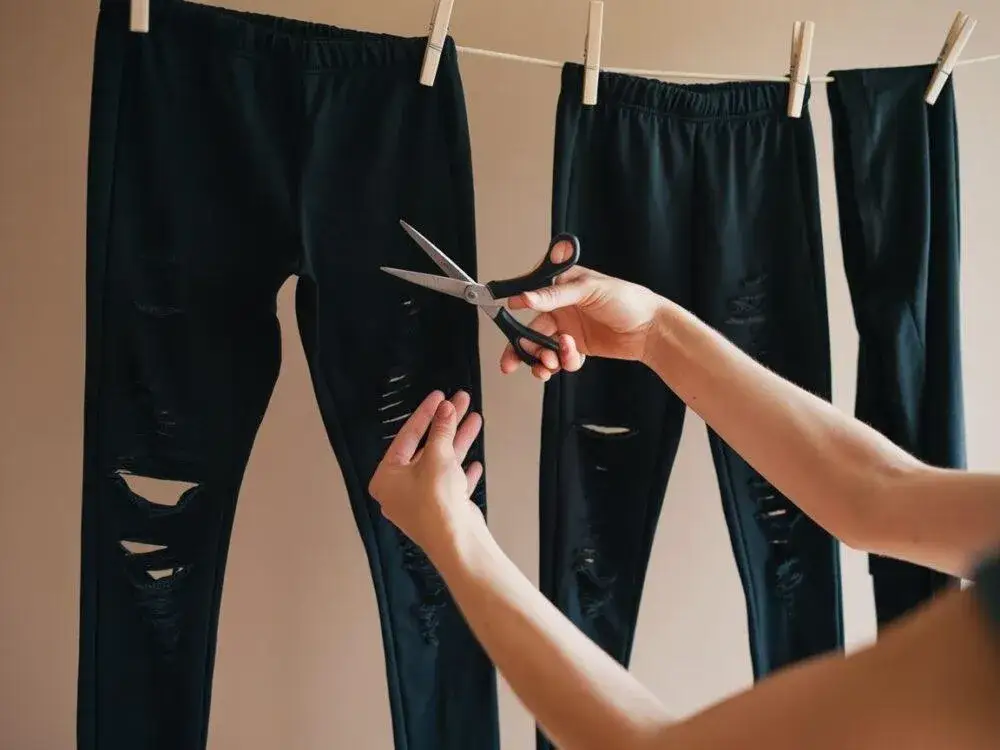 Jak zrobić dziury w spodniach i uzyskać modny, zniszczony wygląd