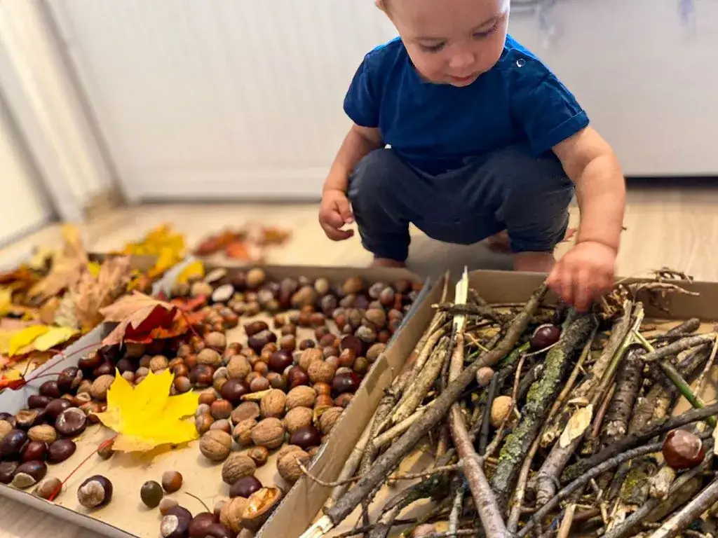 Jak stworzyć jesienną ścieżkę sensoryczną, która rozwija zmysły dzieci